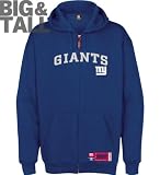 New York Giants Big & Tall Classic Heavyweight II Full-Zip Hooded Sweatshirt