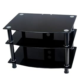 Freeson TV Stand - Black/ Black (32")