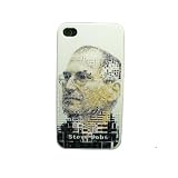 【iPhone4/4S用】 スティーブ・ジョブズ ハードケース （Type2） 【液晶保護フィルム付き】