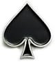 ACE OF SPADES Belt Buckle Mot�rhead Metal Gamble Poker Card