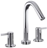 Deck Set Wide Spread Tub Filler by Kohler - K-T954-4 in Polished Chrome