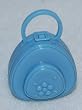 Little Blue Doll Purse with little flora design