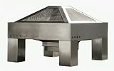 Grilltech FIR00012 Architect Stainless Steel Firepit and Grill