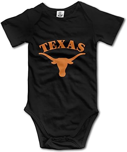 Jonesseller Baby Crawl Walk Texas Longhorns Infant Bodysuit Black 18 Months