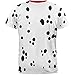 Dog Dalmatian Costume Red Collar All Over Adult T-Shirt