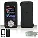 RUBBER FEEL Solid Black Hard Case Cover For LG VX-85500 Chocolate 2 w/ optional Clip Cell Phone SNAP-ON