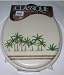 Tropical PALMS Tree bathroom Soft TOILET SEAT Lid decor
