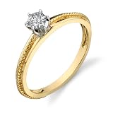 0.25 carat Diamond Solitaire Ring 14Kt Yellow Gold