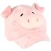 Winter Faux Fur Pig Animal Fuzzy Plush Cadet Cap Hat