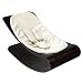Bloom Coco Stylewood Baby Lounger with Seat Pad, Cappuccino Frame, Coconut White