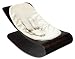 Bloom Coco Stylewood Baby Lounger with Seat Pad, Cappuccino Frame, Coconut White