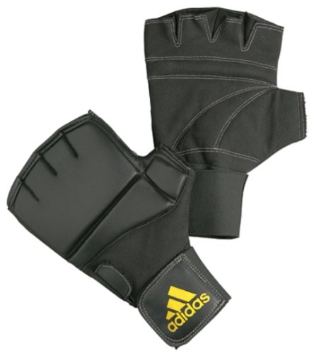 Adidas 'Speed' Gel Gloves - Black - S/M