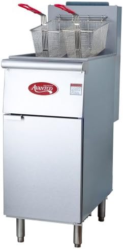 Imperial Elite Commercial Deep Fryer Stainless Steel 40 Lb Natural Gas Efs-40