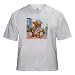 Dinky Bear with Xylophone - Adult Birch-Gray-T-Shirt 4XL