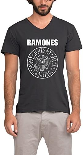 Ramones Presidential Seal Funny Mens V-Neck Tshirt