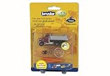 Bruder Mack Tip-Up Truck with key ring and screwdriver