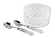 Godinger Dublin 3-Piece Crystal Salad Set