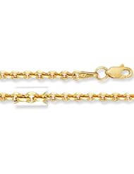 14K Yellow Gold Forsantina Chain (Width 3.1mm)