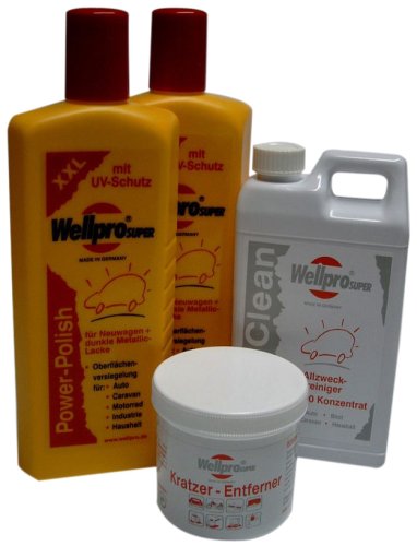 Wellpro A111139 Autopflege Profi Set, 4tlg.