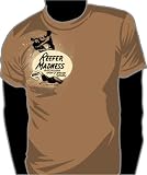 Classic Movies - REEFER MADNESS T-shirt - Tan