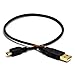Cmple - USB 2.0 Cable A to Mini B 5 Pin Male High Speed USB Charger Data Cord Gold-Plated - 1.5 Feet Black, Laptop