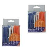 Golf Plastic Shark Tees 20pcs Blue Orange White 3Colors Free Shipping(72mm)