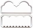 FOUR-C Fondant Frill Cutter for Cake Design Fondant Decorating Tools Color White