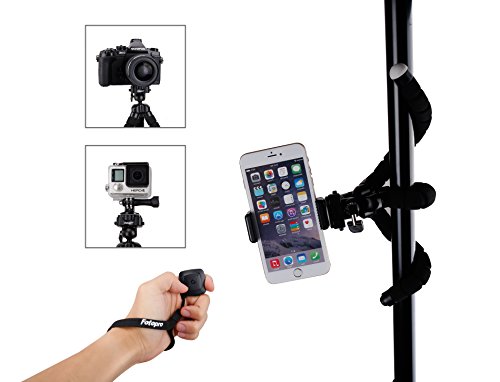 Fotopro Smartphone treppiede con Bluetooth scatto remoto per iPhone, Samsung...