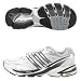 adidas Men's Supernova Cushion 7 4E Running Shoe,White/Black/Silver,10 EE US