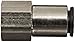 Legris 3014 56 11 Nickel-Plated Brass Push-to-Connect Fitting, Inline Connector, 1/4
