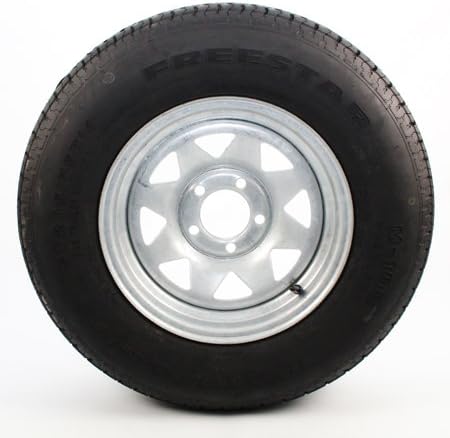 205/75R14 Radial Trailer Tire with 14″ Galvanized Spoke Rim