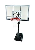 IMAGE OF Lifetime 71523 Competition XL Base Height-Adjustable Portable Basketball System with 54-Inch Clear Shatter Guard Backboard