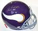 Fran Tarkenton Autographed/Hand Signed Minnesota Vikings Full Size Proline Helmet with HOF 86 Inscri