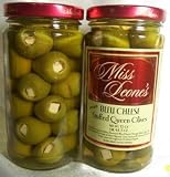 Bleu Cheese Stuffed Queen Spanish Olives 12 oz. Jar