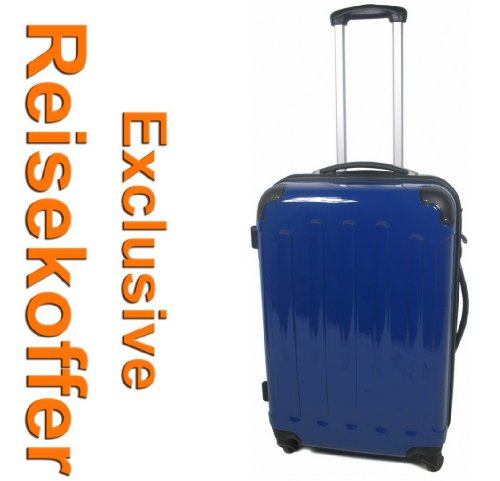 Reisekoffer Koffer Trolley M Hartschale Boardcase Handgepäck 2048 Blau Reviews