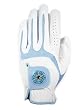 Ladies Golf Glove with Detachable Hand-set Swarovski Crystal Encrusted Ball Marker