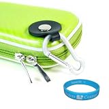 Camera Case for Flip Video MinoHD (Candy Green) + SumacLife Wisdom Courage Wristband