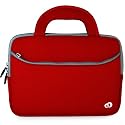 Kroo Glove Sleeve with Handle for Netbook up to 10.2-Inch (Red)