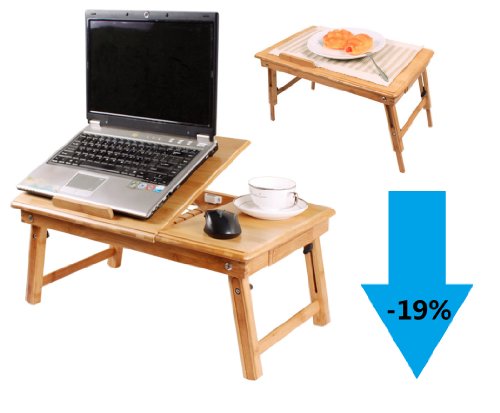 Table de lit pliable pour PC portable/notebook double plateaux en bambou, So-FBT04-N, Remise ! 29,95 au lieu de 36,95 jusqu'à 25/09/2011 ! Table de lit pliable pour PC portable/notebook double plateaux en bambou, So-FBT04-N, Remise ! 29,95 au lieu de 36,95 jusqu'à 25/09/2011 !