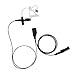 BOMMEOW BCT15-AX 1-Wire Acoustic Clear Tube Earpiece for Motorola Mototrbo DEP550 DEP570 XPR3500
