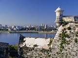 City Skyline from El Castillo Del Morro, Havana, Cuba, West Indies, Central America Photographic Poster Print