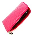 U-Bop zPOUCH Dual Corner Zip Carrying Case (Pink Gloss) For BlackBerry Bold