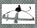 99-00 JEEP Grand Cherokee Window Regulator W/Motor LF
