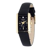 Armitron Women's NOW Diamond Black Dial Black Leather Strap Dress Watch #753715BKGPBK