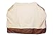 ETvalley BBQ Grill Cover Protection - Medium BBQ Cover - Waterproof Material - Two-Tone Colors Beige and Coffee –Size, 58 x 48 x 24 inches