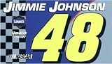 Jimmie Johnson #48 - 2-Sided Car Flag 11" X 18" (Case of 6)