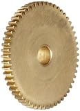 Boston Gear Y2415 Spur Gear, Brass, Inch, 24 Pitch, 0.188" Bore, 0.708" OD, 0.250" Face Width, 15 Teeth