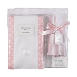 SwaddleDesigns Boxed Gift Set - Light Pink Mod Circles