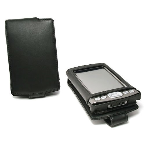 BoxWave Designio Leather Palm TX Case (Vertical Flip Cover)