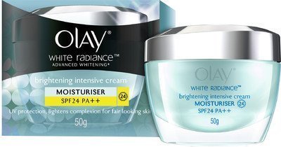 Facial cream Olay White Radiance Advanced Whitening Brightening Intensive Cream Moisturiser SPF 24 PA++(Net wt. 1.8 Oz or 50g.)